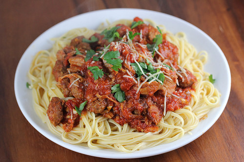 slow cooker Sunday gravy