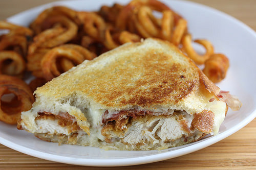 chicken strip grilled cheese recipe blogchef net