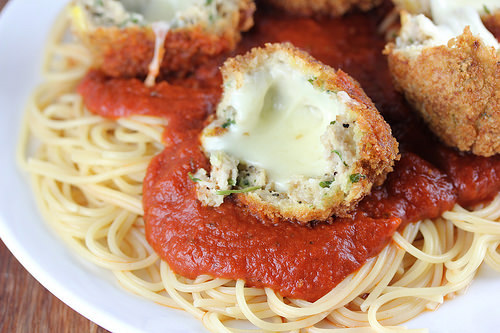 Chicken Parmesan Meatballs Recipe