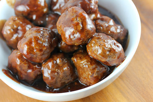 Cranberry BBQ Meatballs