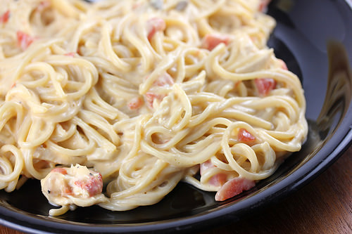 Cheesy Chicken Spaghetti