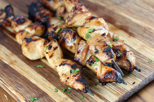 Grilled Chicken Skewers