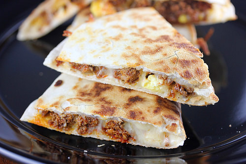 Mexican Breakfast Quesadillas
