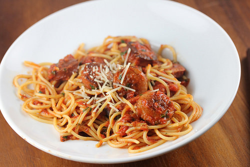 Smoked Sausage Spaghetti Recipe
