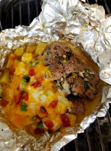 Steak and Potato Foil Packets Recipe