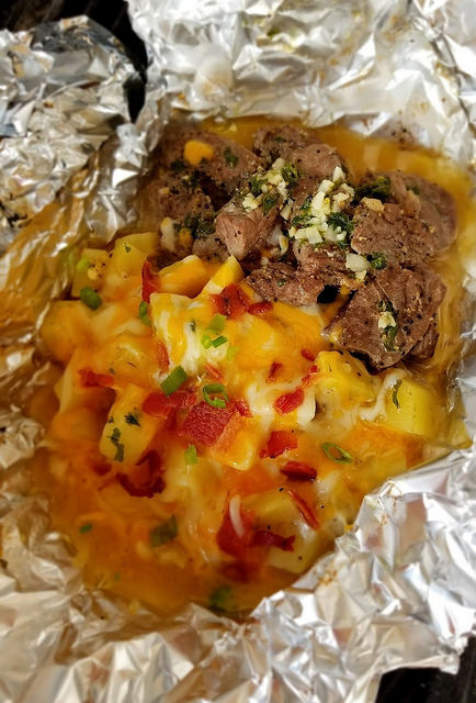 Steak and Potato Foil Packets