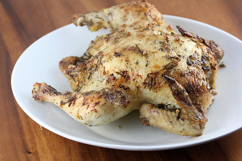 Roasted Chicken with Lemon and Garlic Recipe