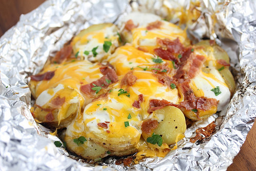 Bacon Ranch Potato Foil Packets Recipe