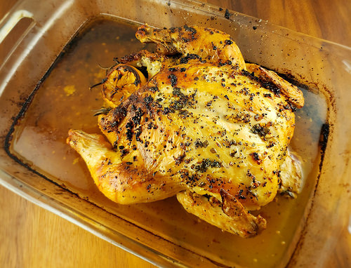 Lemon and Rosemary Roasted Chicken Recipe