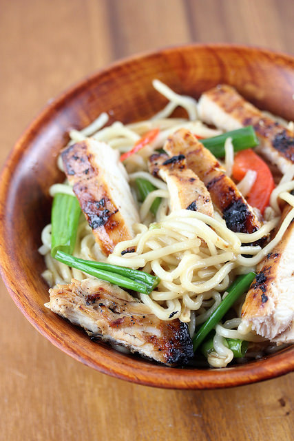 Grilled Chicken Lo Mein Recipe