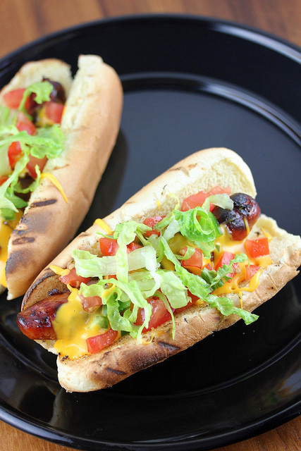Grilled Bacon Wrapped Hot Dogs Recipe